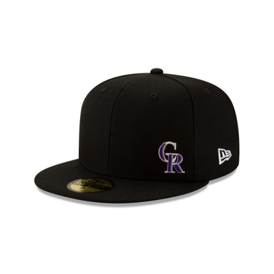 Colorado Rockies Gorra | New Era MLB Flawless 59fifty Fitted Cap Mexico - Negros